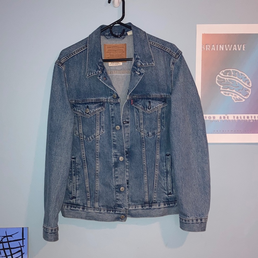 LEVI’S PREMIUM TIE DYE PANEL TRUCKER JACKET